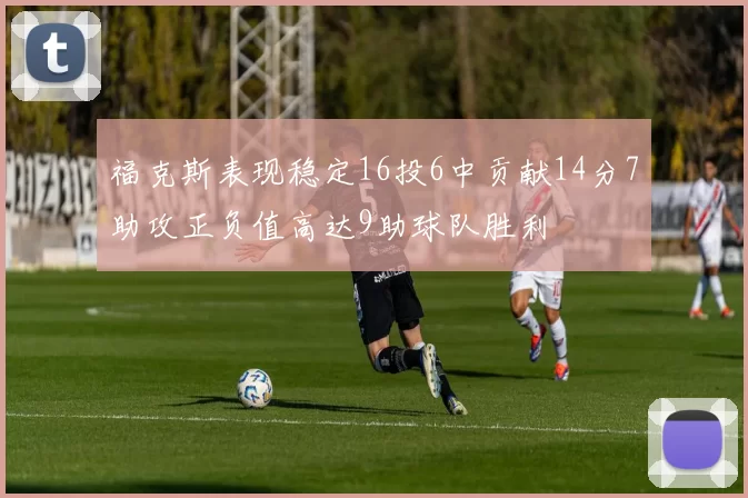 福克斯表现稳定16投6中贡献14分7助攻正负值高达9助球队胜利
